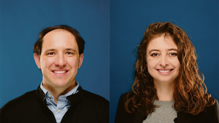 David Romney, co-founder and CTO, and Christina Boville, co-founder and CEO,...