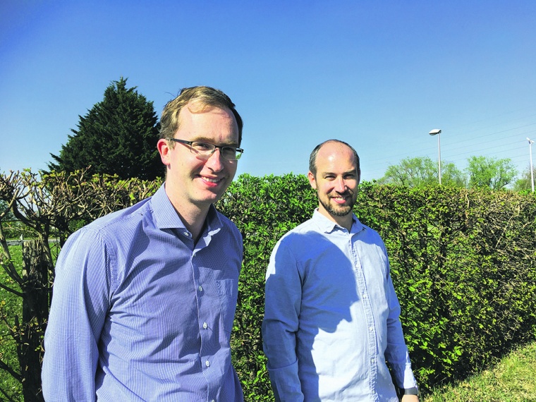 Geert Sergoyne (left), CEO and Co-Founder, and Stefan Ruyters, Co-Founder,...