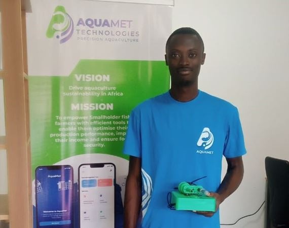 Frank Owusu, co-founder & CEO of Aquamet. © ISC3