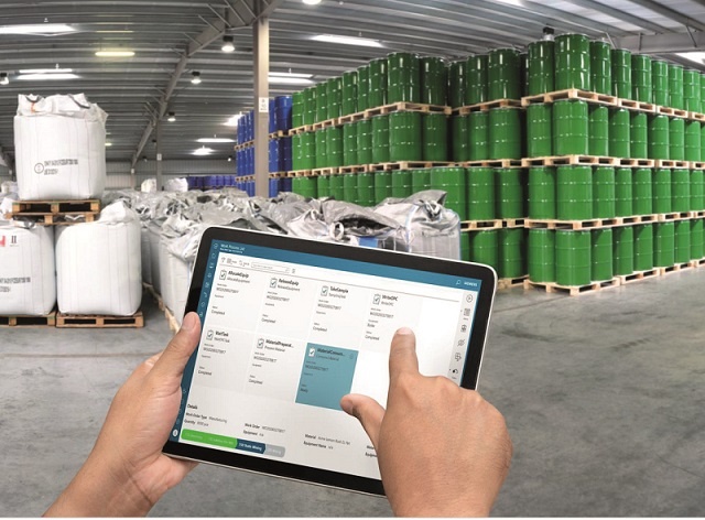 Production and material data in the MOM system can also be accessed via mobile...