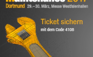 Maintenance Dortmund 2017: Specialist “Industry today and tomorrow” Trade Show