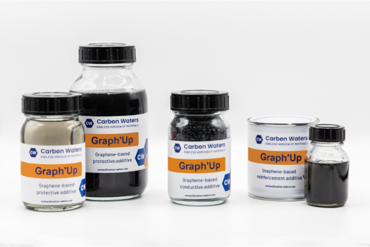 Graph’Up, Carbon Waters’ graphene-based performance additives range. | ©...